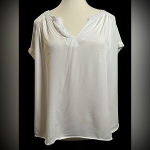 Rose & Olive White Blouse